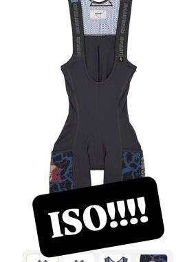 ISO Attaquer x Brain Dead Cargo Bib Shorts size XS or S